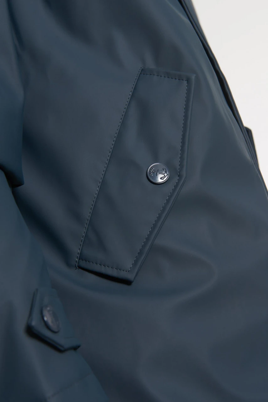 Derbe Trekholm Herren Regenjacke Blau Gefüttert 9 Derbe Trekholm Herren Regenjacke Blau Gefüttert - Image 7