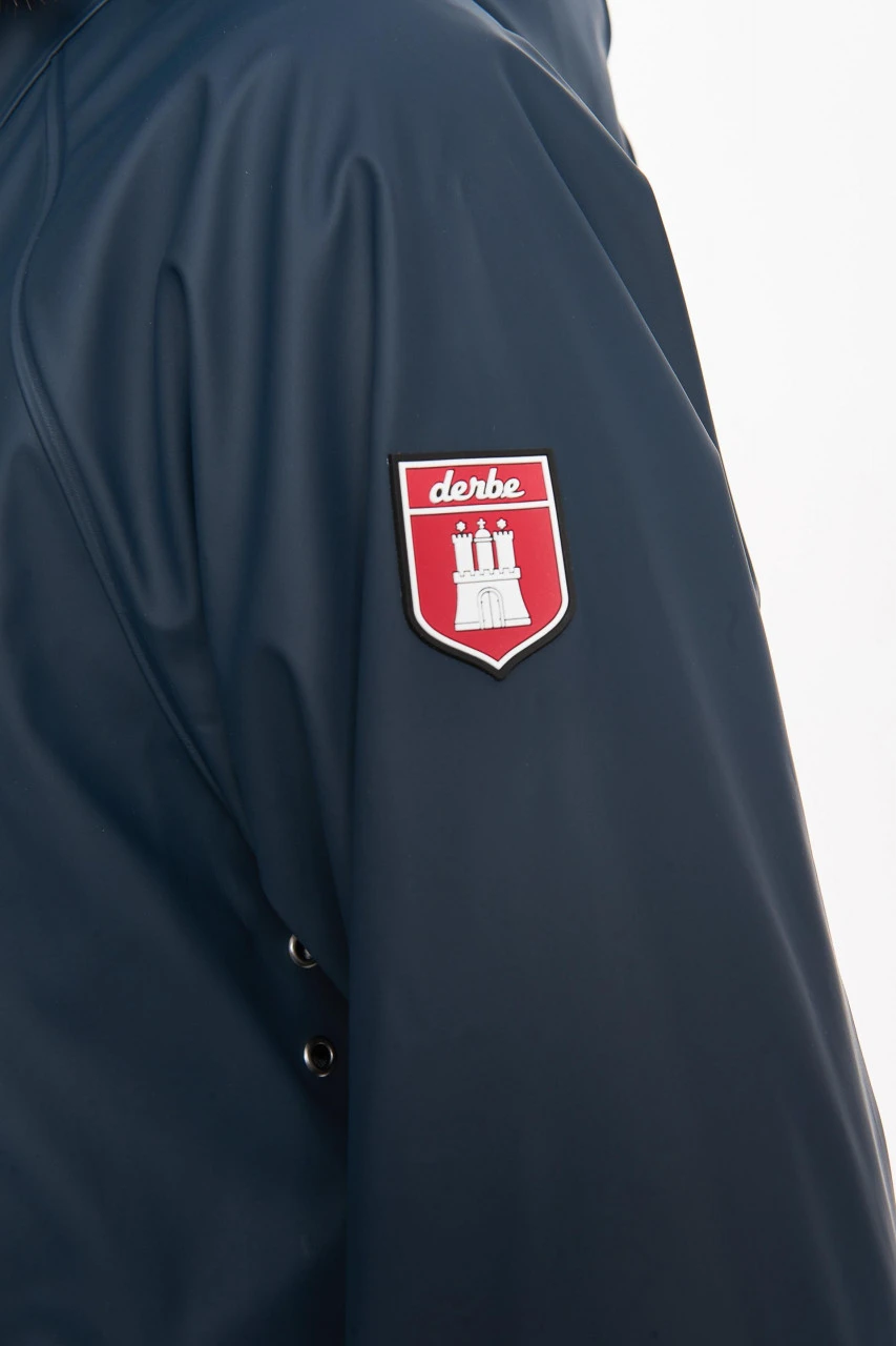 Derbe Traveby Friese Fisher Dunkelblau Damen Regenjacke 7 Derbe Traveby Friese Fisher Dunkelblau Damen Regenjacke - Image 5