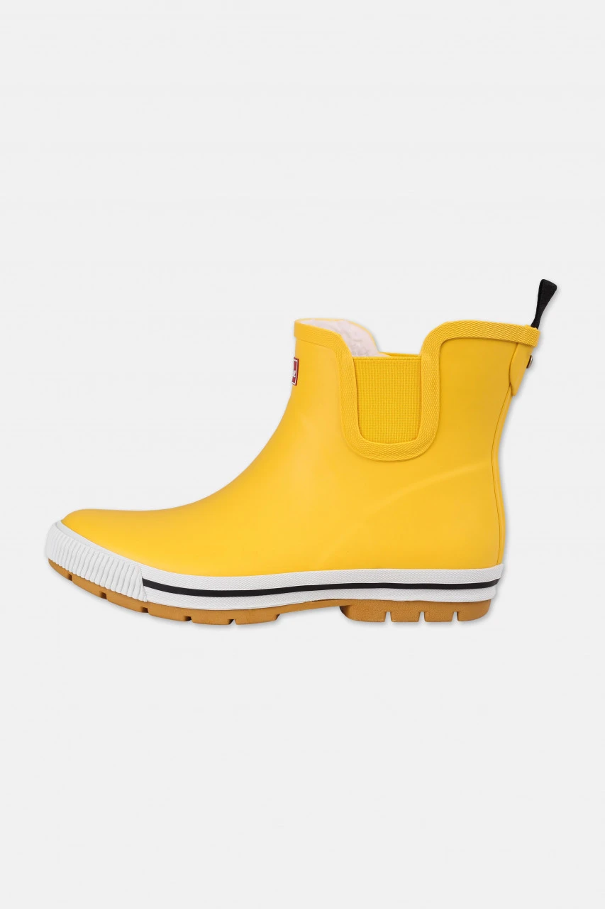 Derbe Wattpuuschen Pelz Freesia Gelb Damen Gummistiefel Halbschuh 6 Derbe Wattpuuschen Pelz Freesia Gelb Damen Gummistiefel Halbschuh - Image 4