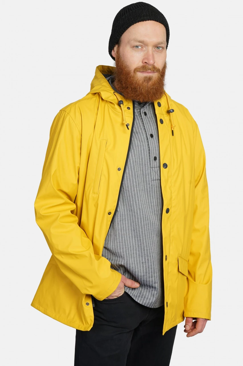 Derbe Passby Fisher Yellow Gelb Herren Regenjacke 4 Derbe Passby Fisher Yellow Gelb Herren Regenjacke - Image 2