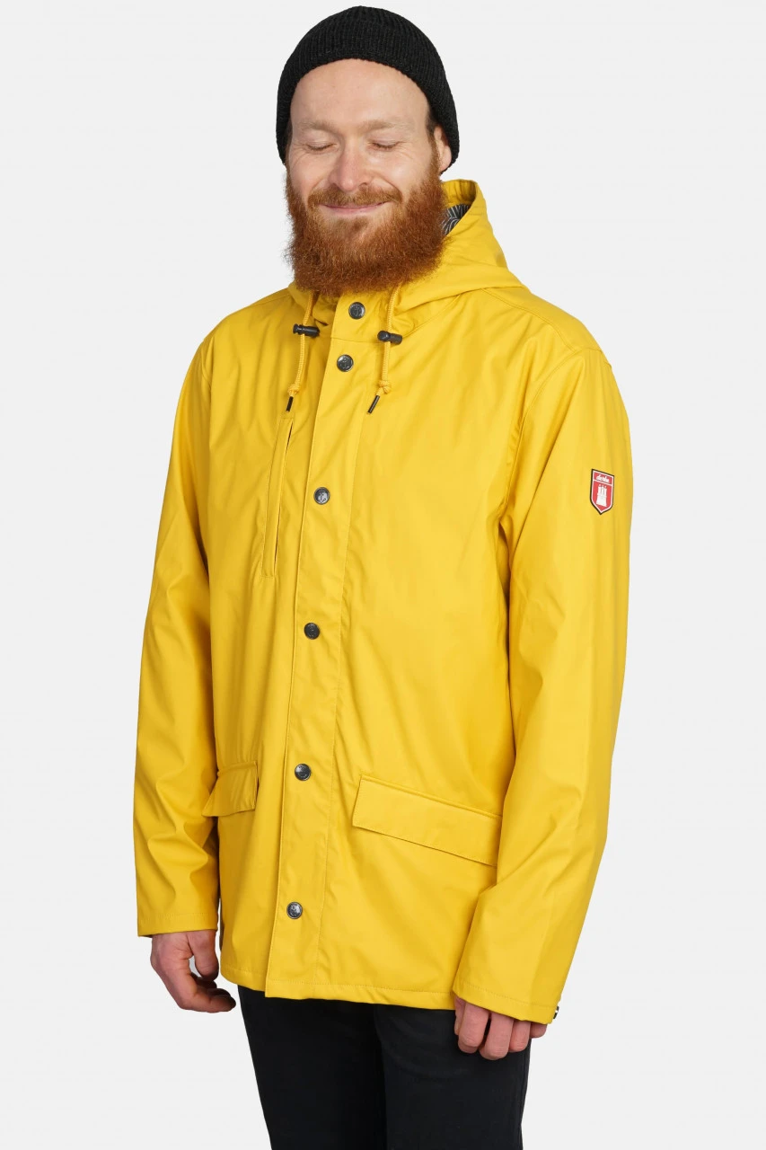 Derbe Passby Fisher Yellow Gelb Herren Regenjacke 5 Derbe Passby Fisher Yellow Gelb Herren Regenjacke - Image 3