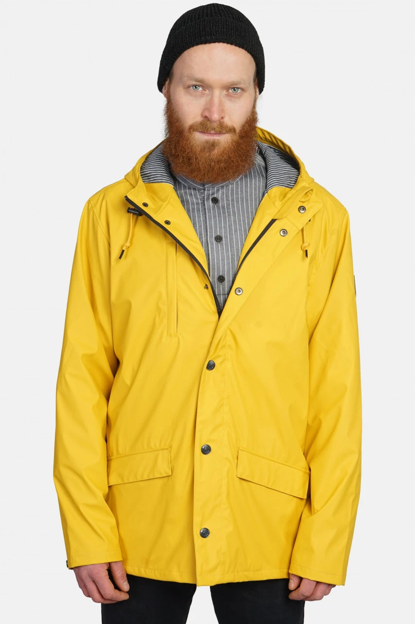 Derbe Passby Fisher Yellow Gelb Herren Regenjacke 6 Derbe Passby Fisher Yellow Gelb Herren Regenjacke - Image 4