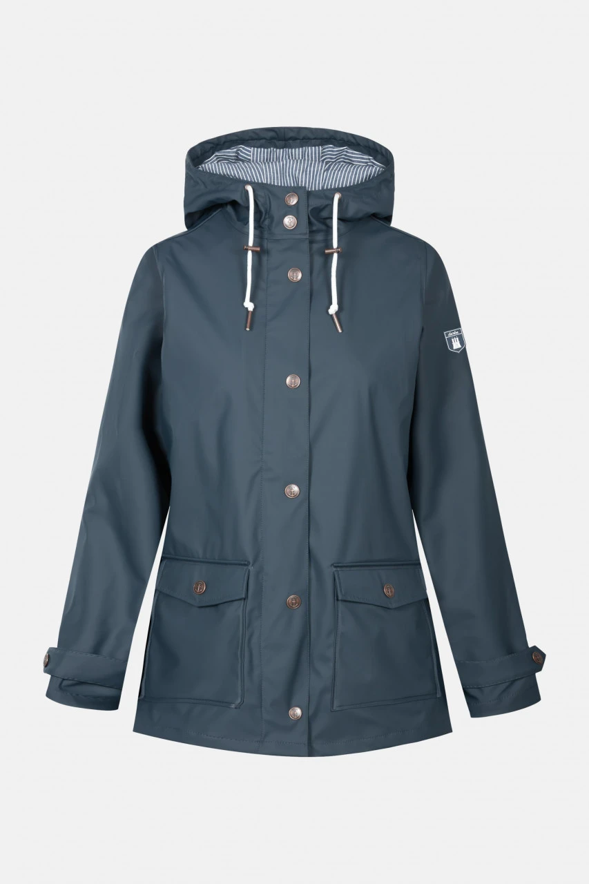 Derbe Pensby Fisher Navy Damen Regenjacke Blau 3 Derbe Pensby Fisher Navy Damen Regenjacke Blau