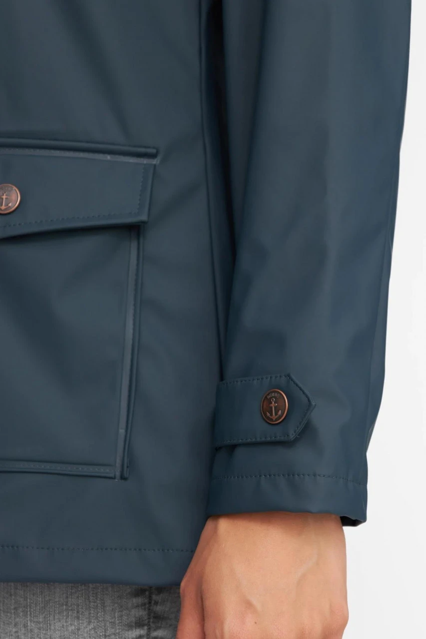 Derbe Pensby Fisher Navy Damen Regenjacke Blau 9 Derbe Pensby Fisher Navy Damen Regenjacke Blau - Image 7