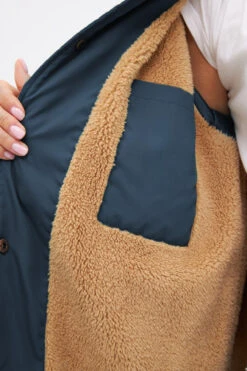 Derbe Quiltby Cozy Damen Jacke Navy Caramel Dunkelblau Gefüttert -Kleider Verkauf 13859 4 1280x1280