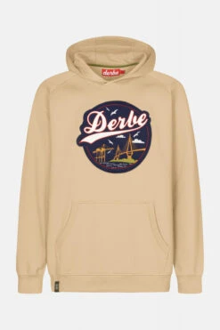 Derbe Hafenbrücke Herren Hoodie Caramel Ocker Hellbraun Kapuzenpullover