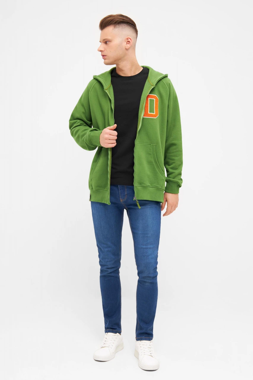 Derbe Herren Sweatjacke D Cactus Grün 5 Derbe Herren Sweatjacke D Cactus Grün - Image 3