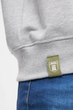 Derbe Hambourg Herren Pullover Grey Melange Grau Sweatshirt Baumwolle Nachhaltig -Kleider Verkauf 13876 6 1280x1280