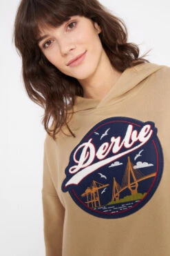 Derbe Hafenbrücke Hoodie Damen Pullover Caramel Ocker Hellbraun 17 Derbe Hafenbrücke Hoodie Damen Pullover Caramel Ocker Hellbraun -Kleider Verkauf 13892 5 1280x1280