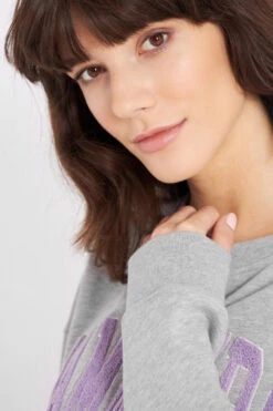 Derbe Hambourg Damen Pullover Oversize Grey Melange Grau Sweatshirt Baumwolle Nachhaltig -Kleider Verkauf 13894 4 1280x1280