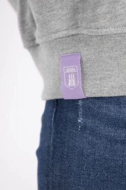 Derbe Hambourg Damen Pullover Oversize Grey Melange Grau Sweatshirt Baumwolle Nachhaltig -Kleider Verkauf 13894 6 1280x1280