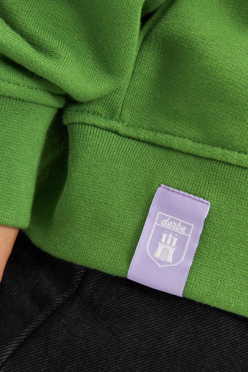 Derbe Hambourg Damen Pullover Oversize Cactus Grün Sweatshirt Baumwolle Nachhaltig 9 Derbe Hambourg Damen Pullover Oversize Cactus Grün Sweatshirt Baumwolle Nachhaltig - Image 7