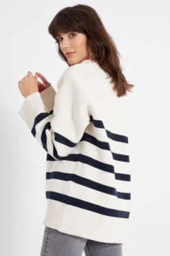 Derbe Kippes Damen Pullover Offwhite Navy Beige Blau Gestreift Strickpullover Baumwolle Nachhaltig 15 Derbe Kippes Damen Pullover Offwhite Navy Beige Blau Gestreift Strickpullover Baumwolle Nachhaltig -Kleider Verkauf 13897 3 1280x1280