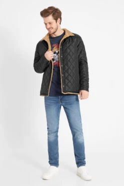 Derbe Wendejacke Teddyholm Herren Caramel Black Steppjacke Teddyfell Schwarz Beige -Kleider Verkauf 13963 9 1280x1280