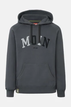 Derbe Moin Herren Hoodie Kapuzenpullover Phantom Grau Zweifarbig