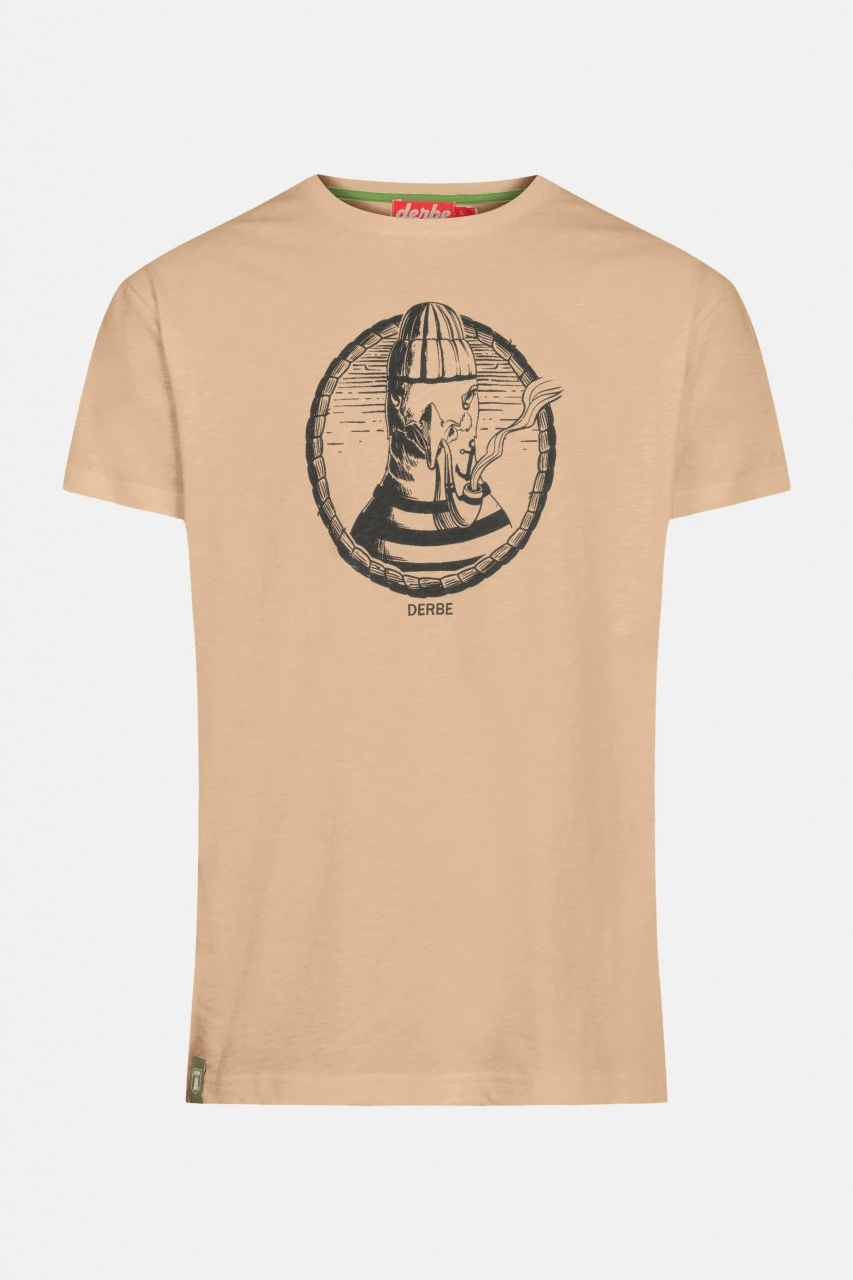 Derbe Matrosenmöwe Herren T-Shirt Caramel Ocker Hellbraun 3 Derbe Matrosenmöwe Herren T-Shirt Caramel Ocker Hellbraun
