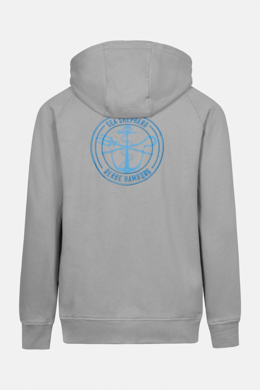 Derbe Seehase Sea Shepherd Gots Organic Damen Sweatjacke Grau 4 Derbe Seehase Sea Shepherd Gots Organic Damen Sweatjacke Grau - Image 2