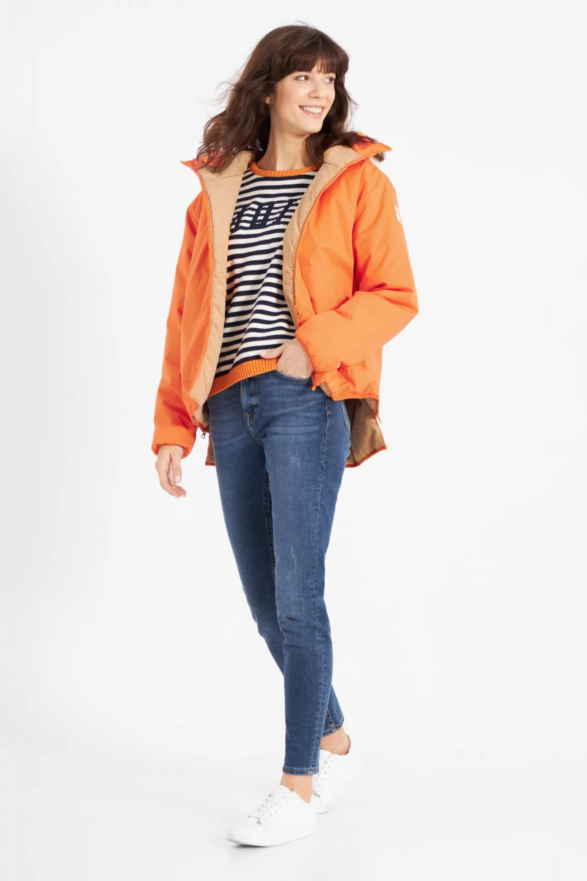 Derbe Peutholm Damen Jacke Sun Orange Caramel Beige 5 Derbe Peutholm Damen Jacke Sun Orange Caramel Beige - Image 3