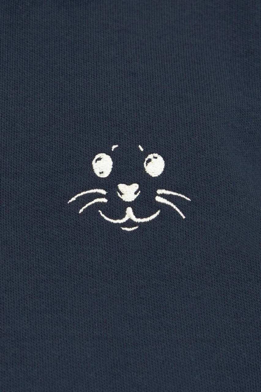 Derbe Robbenschnute Damen Polo Kleid Navy Dunkelblau Nachhaltig 8 Derbe Robbenschnute Damen Polo Kleid Navy Dunkelblau Nachhaltig - Image 6