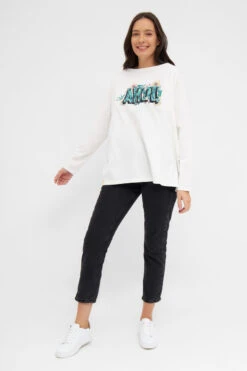 Derbe Hawahoi Damen Longsleeve Off White Langarmshirt Weiß Nachhaltig -Kleider Verkauf 14281 3 1280x1280