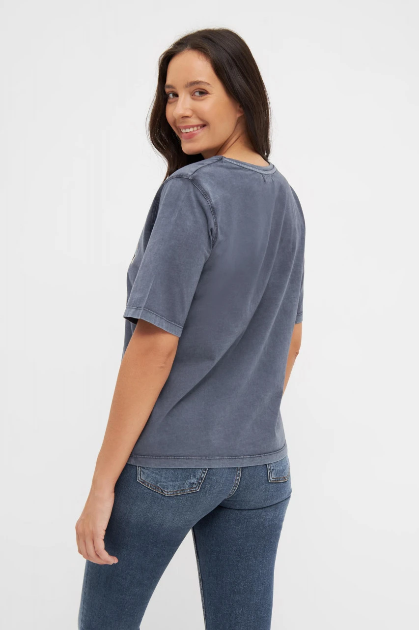 Derbe Hawahoi Damen T-Shirt Navy Blau Nachhaltig 5 Derbe Hawahoi Damen T-Shirt Navy Blau Nachhaltig - Image 3