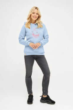 Derbe Matrosenrobbe Hoodie Damen Kapuzenpullover Hellblau -Kleider Verkauf 14291 4 1280x1280