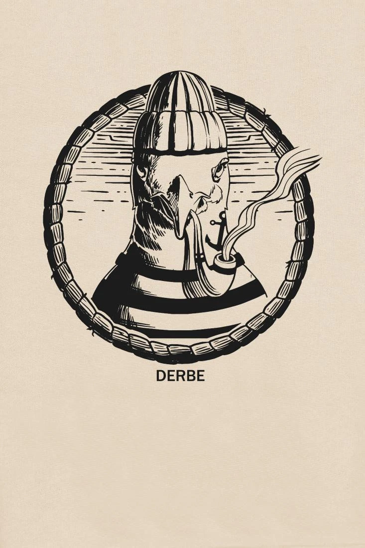 Derbe Matrosenmöwe Hoodie Herren Kapuzenpullover Beige Semolina 5 Derbe Matrosenmöwe Hoodie Herren Kapuzenpullover Beige Semolina - Image 3