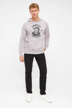Derbe Hechtsuppe Hoodie Herren Kapuzenpullover Grau Paloma -Kleider Verkauf 14298 3 1280x1280