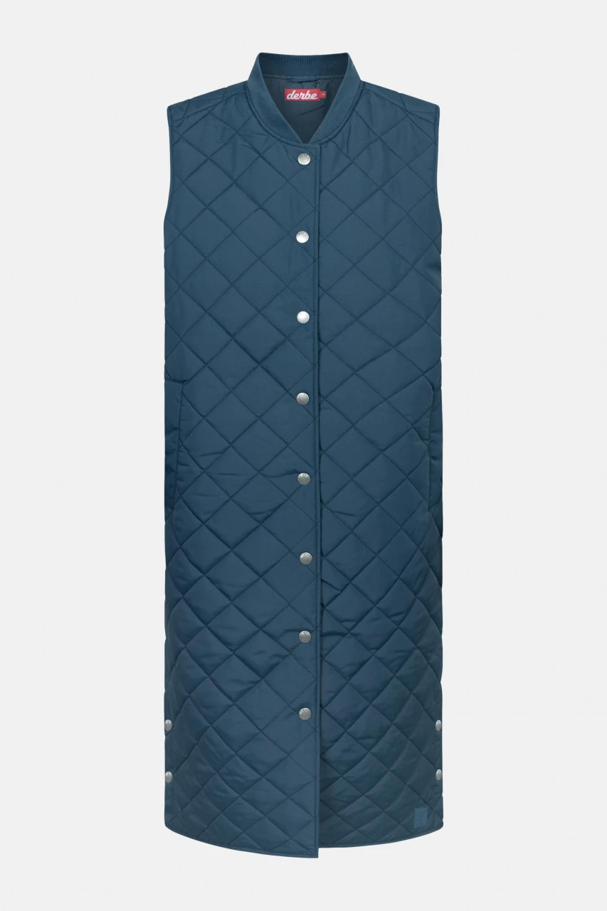 Derbe Quiltby Vest Damen Jacke Navy Blau Nachhaltig 3 Derbe Quiltby Vest Damen Jacke Navy Blau Nachhaltig