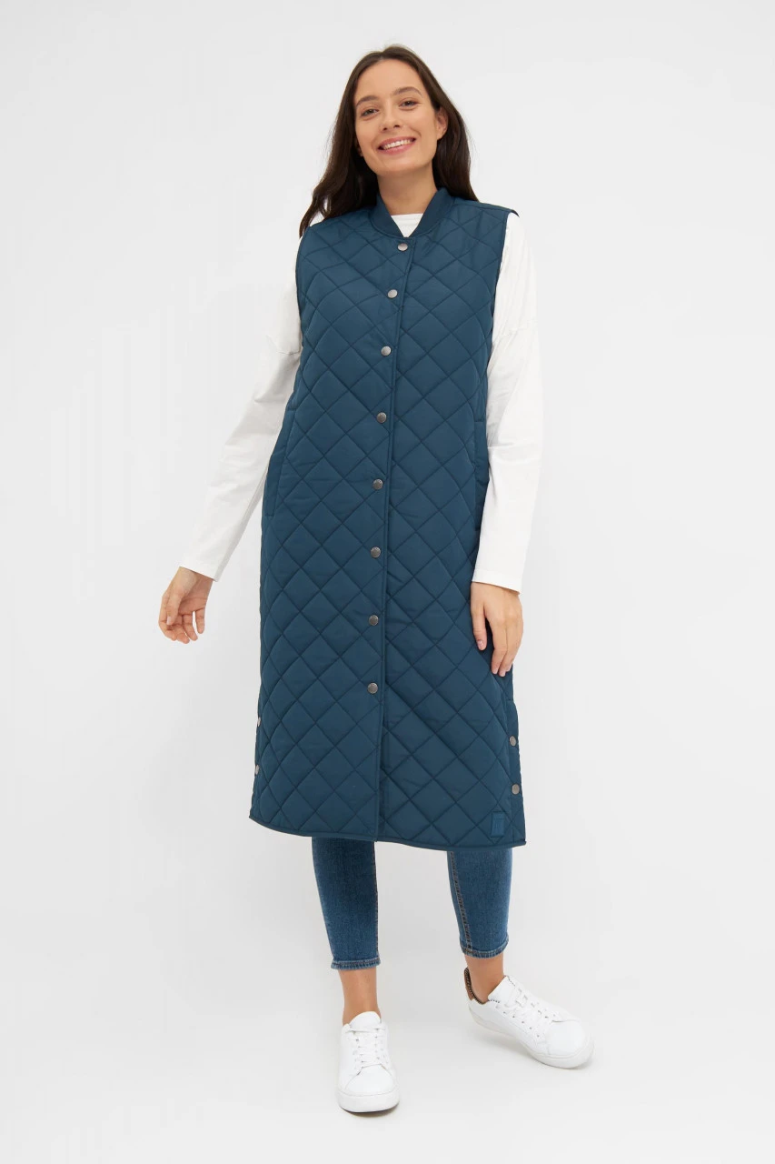 Derbe Quiltby Vest Damen Jacke Navy Blau Nachhaltig 5 Derbe Quiltby Vest Damen Jacke Navy Blau Nachhaltig - Image 3