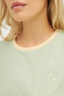 Derbe Robbenschnute Damen T-Shirt Hellgrün Laurel Green -Kleider Verkauf 14344 3 1280x1280