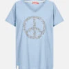 Derbe Peace Damen T-Shirt Hellblau Forget Me Not -Kleider Verkauf 14349 0 1280x1280