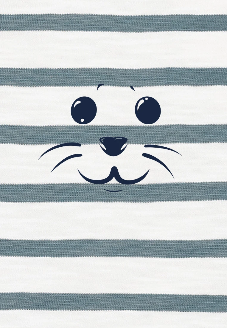 Derbe Robbenschnute Damen T-Shirt Blau Weiß Streifenshirt Orion Blue 8 Derbe Robbenschnute Damen T-Shirt Blau Weiß Streifenshirt Orion Blue - Image 6