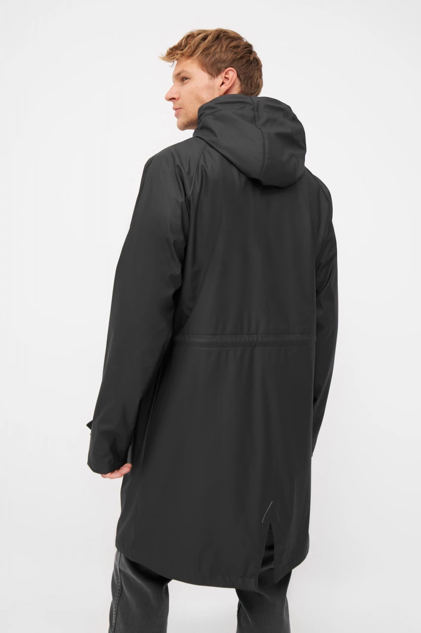 Derbe Traveby Phantom Herren Friesennerz Schwarz Regenmantel Kord 6 Derbe Traveby Phantom Herren Friesennerz Schwarz Regenmantel Kord - Image 4