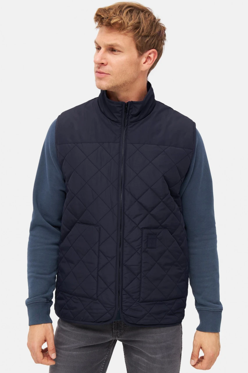 Derbe Quiltby Navy Herren Steppweste Blau Übergangsjacke 4 Derbe Quiltby Navy Herren Steppweste Blau Übergangsjacke - Image 2