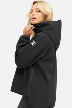 Derbe Peutby Black Damen Softshelljacke Schwarz Nachhaltig -Kleider Verkauf 14370 2Dia9674EzNI4v 1280x1280