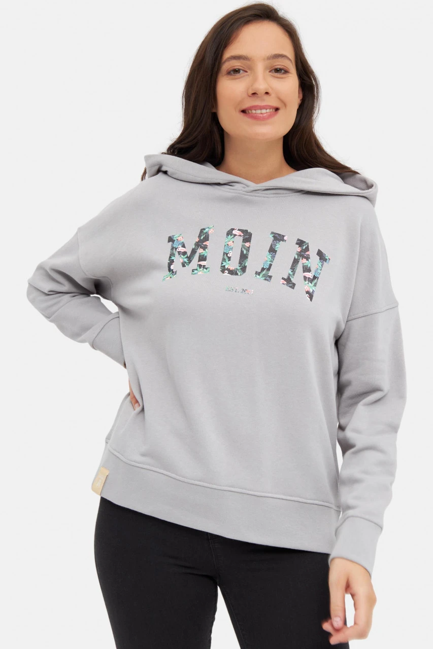 Derbe Flamoin Damen Pullover Hoodie Paloma Grau Moin 4 Derbe Flamoin Damen Pullover Hoodie Paloma Grau Moin - Image 2