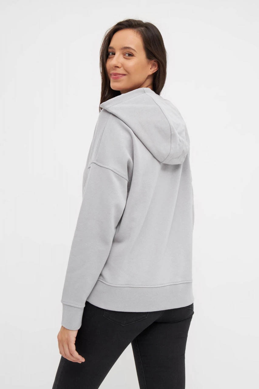 Derbe Flamoin Damen Pullover Hoodie Paloma Grau Moin 5 Derbe Flamoin Damen Pullover Hoodie Paloma Grau Moin - Image 3