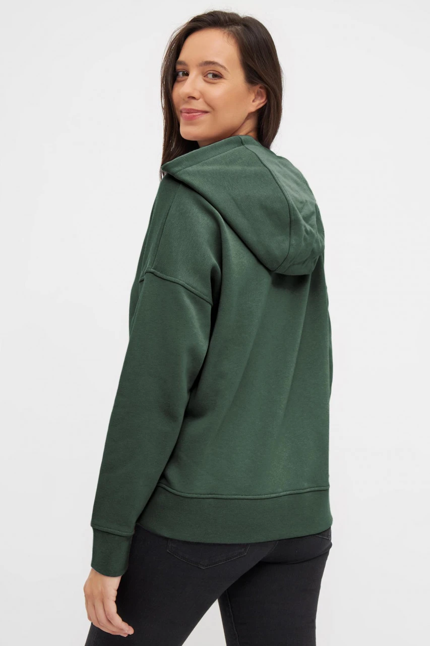 Derbe Flamoin Damen Pullover Hoodie Kombu Green Dunkelgrün Moin 5 Derbe Flamoin Damen Pullover Hoodie Kombu Green Dunkelgrün Moin - Image 3