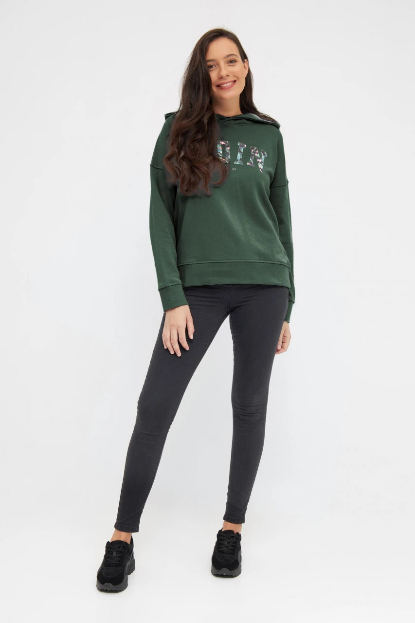 Derbe Flamoin Damen Pullover Hoodie Kombu Green Dunkelgrün Moin 6 Derbe Flamoin Damen Pullover Hoodie Kombu Green Dunkelgrün Moin - Image 4