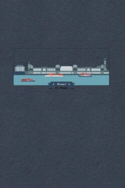 Derbe Landungsbrücken Herren Hoodie Navy Dunkelblau Kapuzenpullover -Kleider Verkauf 14382 5 1280x1280