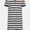 Derbe Feel Good Striped Damen Polo Kleid Navy Dunkelblau Beige Gestreift -Kleider Verkauf 14403 0 1280x1280