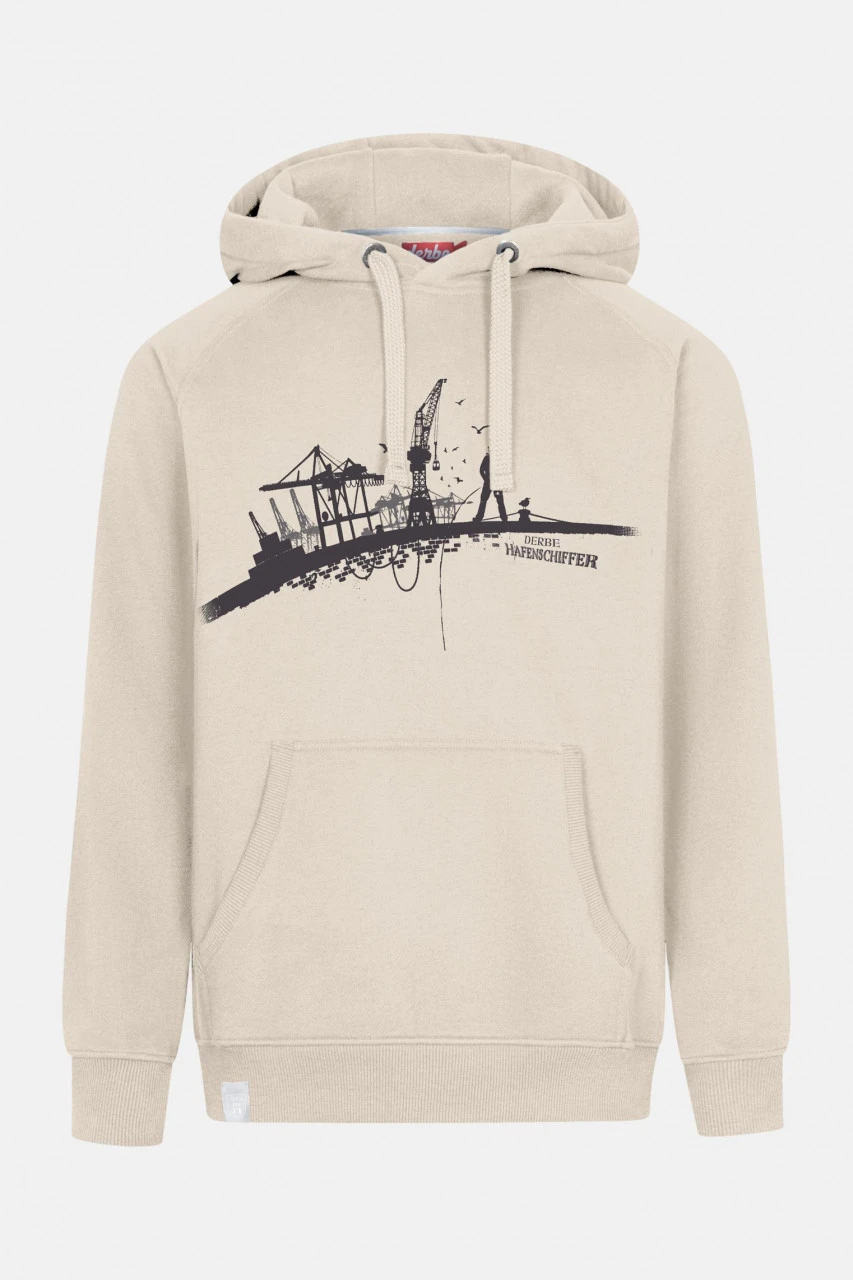 Derbe Hafenschiffer Herren Hoodie Beige Semolina 3 Derbe Hafenschiffer Herren Hoodie Beige Semolina