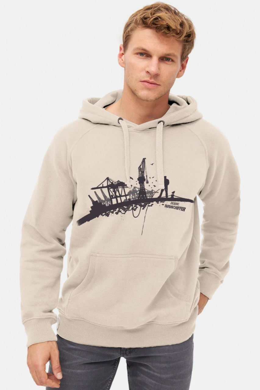 Derbe Hafenschiffer Herren Hoodie Beige Semolina 4 Derbe Hafenschiffer Herren Hoodie Beige Semolina - Image 2
