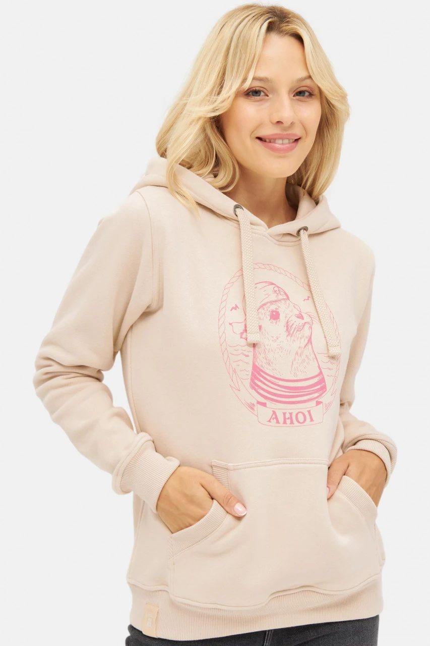 Derbe Matrosenrobbe Hoodie Damen Semolina Beige 4 Derbe Matrosenrobbe Hoodie Damen Semolina Beige - Image 2