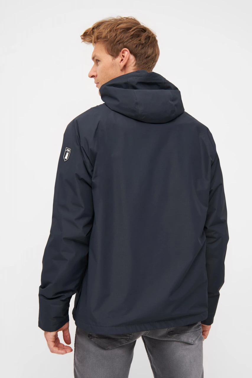 Derbe Overripby Navy Herren Schlupfjacke Dunkelblau 5 Derbe Overripby Navy Herren Schlupfjacke Dunkelblau - Image 3