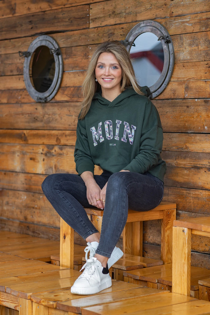 Derbe Flamoin Damen Pullover Hoodie Kombu Green Dunkelgrün Moin 8 Derbe Flamoin Damen Pullover Hoodie Kombu Green Dunkelgrün Moin - Image 6