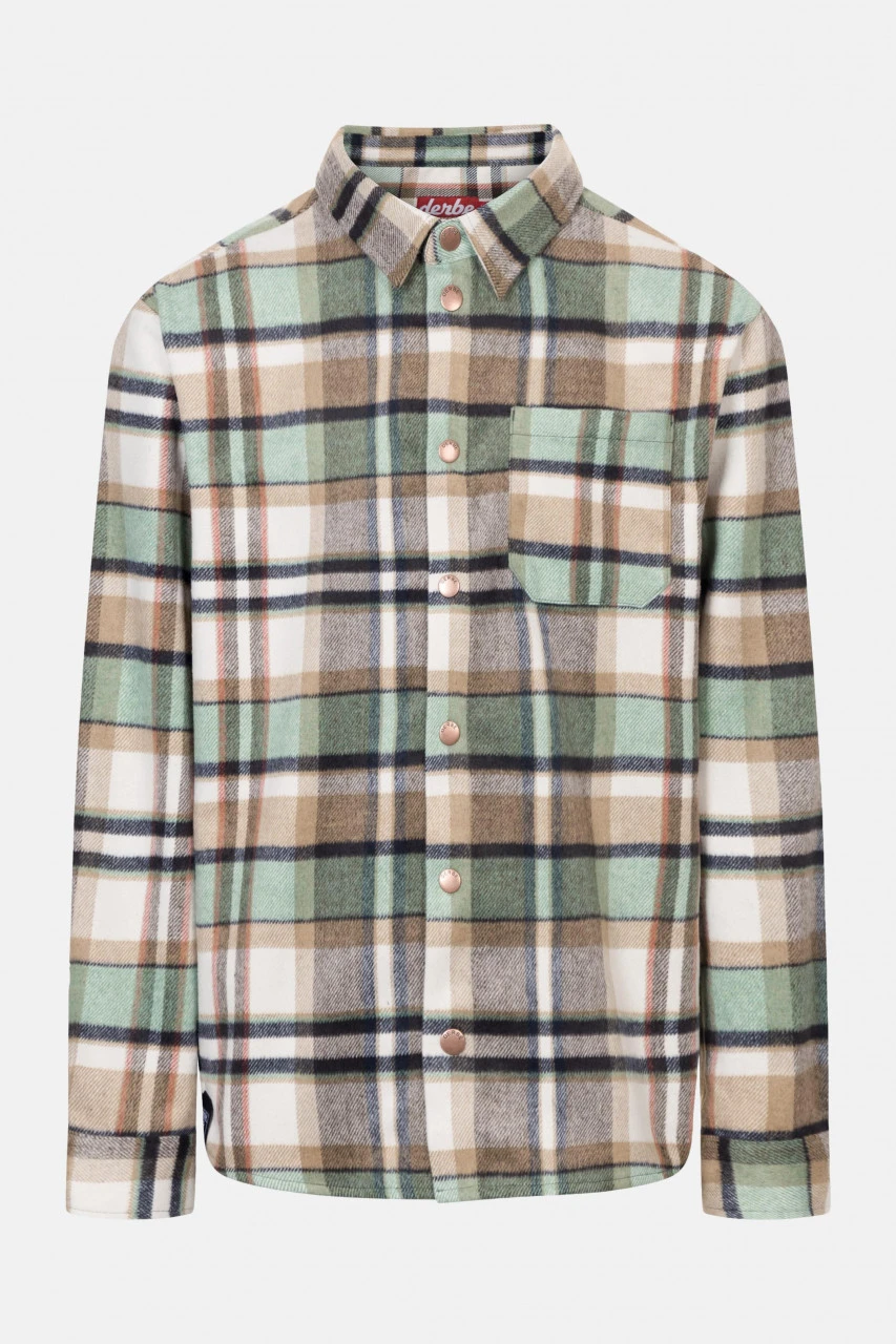 Derbe Checkholm Herren Hemd Grün Braun Kariert 2 Derbe Checkholm Herren Hemd Grün Braun Kariert