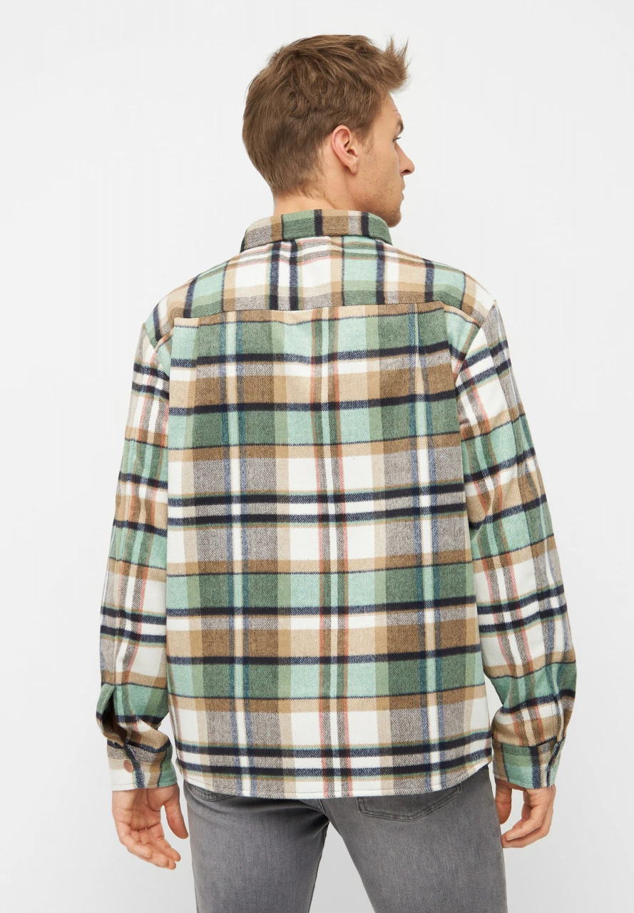 Derbe Checkholm Herren Hemd Grün Braun Kariert 5 Derbe Checkholm Herren Hemd Grün Braun Kariert - Image 4