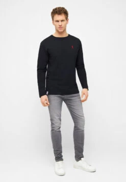 Derbe Kippes Herren Langarmshirt Schwarz -Kleider Verkauf M 04 LSFL Basic 20Kippes 20black 20090 070 1280x1280